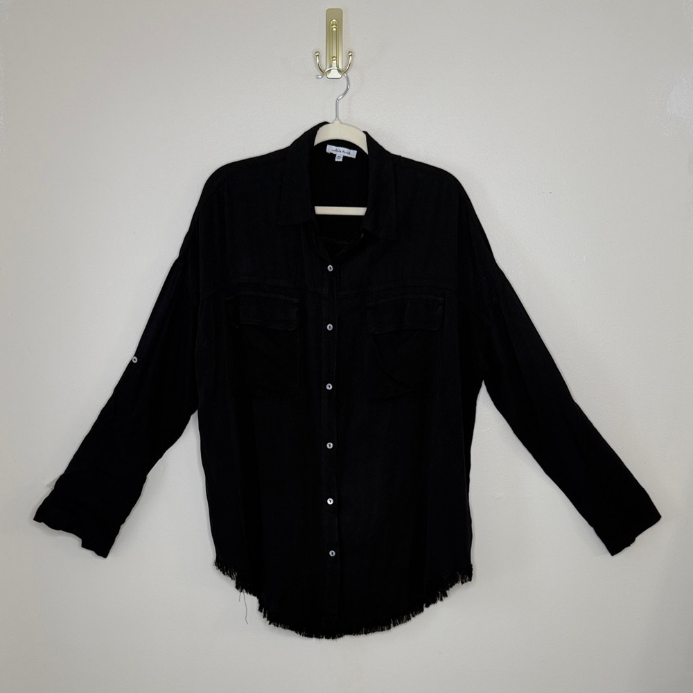 White Birch 100% Cotton Button-Down Shirt Size M